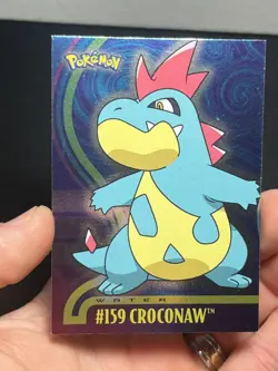 Topps Pokemon Johto Series 1 Croconaw #159 holo foil - Image 1
