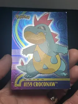 Topps Pokemon Johto Series 1 Croconaw #159 holo foil - Image 2