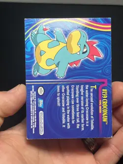 Topps Pokemon Johto Series 1 Croconaw #159 holo foil - Image 3