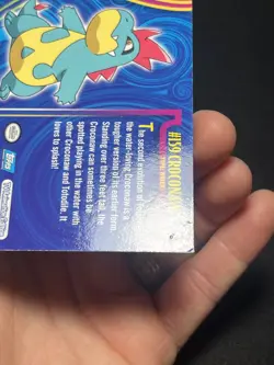 Topps Pokemon Johto Series 1 Croconaw #159 holo foil - Image 5