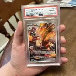 2025 POKEMON DESTINED RIVALS BLAZIKEN ILLUSTRATION RARE 192 PSA 10 - Image 1