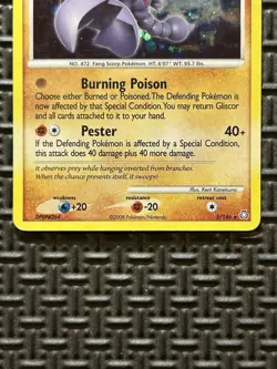 Gliscor 5/146 HOLO Pokemon TCG Legends Awakened Rare 2008 - Image 5