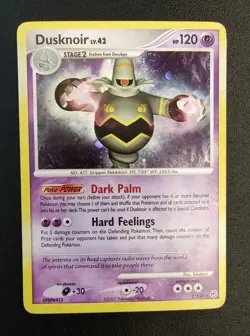 Dusknoir 2/130 Diamond & Pearl Base Set Pokemon Holo Rare - Image 1