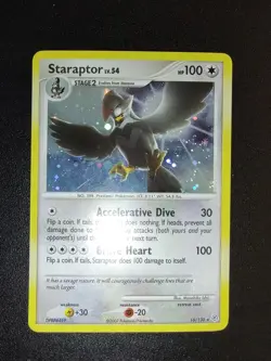 Staraptor 16/130 Diamond & Pearl Base Set Pokemon Holo Rare - Image 2