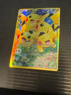 Pikachu Full Art RC29/RC32 Generations: Radiant Collection Holo Pokemon TCG - Image 1