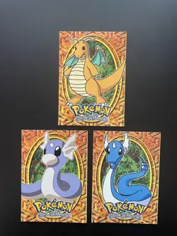 Topps Pokemon Dratini Dragonair Dragonite E10 E11 E12 Non Holo HP - Image 1