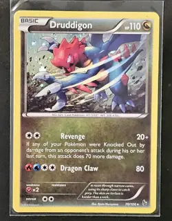 Druddigon 70/106 Cosmos Holo Blister Exclusive Promo Pokemon XY Flashfire NM - Image 1