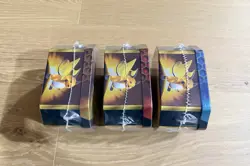 Pokemon Hidden Fates GX Tins Art Set of 3 Full Sealed Charizard Raichu Gyarados - Image 4