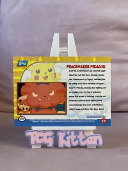 Topps Pokemon - Peacemaker Pikachu- 46 - Non-Holo - Pikachu's Vacation TCGKITTEN - Image 2