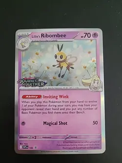 Lillie's Ribombee - SVP183 - Pokemon Scarlet & Violet Promo Prerelease NM - Image 1