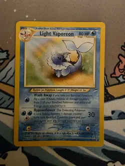 Light Vaporeon 52/105 Neo Destiny Regular Pokemon TCG - Image 1