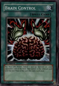 Brain Control 1st Ed Super Rare TLM-EN038 Yu-Gi-Oh! - Image 1