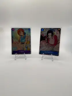 One Piece TCG Illustration Box Vol 1 PROMO SET O-Nami OP05-062 & Boa Hancock - Image 1
