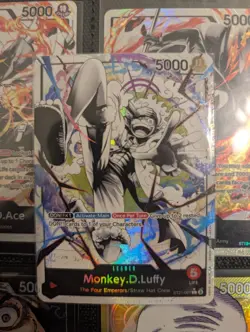 Monkey D Luffy ST21-001 Leader Parallel Starter Deck EX Gear 5 Promo One Piece - Image 1