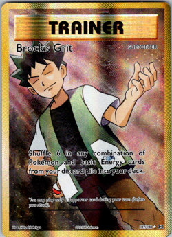 Brock's Grit - 107/108 - Full Art Rare Holo Evolutions - Pokemon Card - Image 1