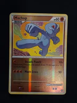 Machop 67/102 MINT/NM Pokemon Cards Triumphant Reverse Holo Rare - Image 1