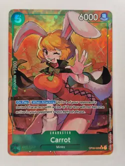 OP08-023 Carrot Alt Art Two Legends One Piece Super Rare Foil Card - Image 1