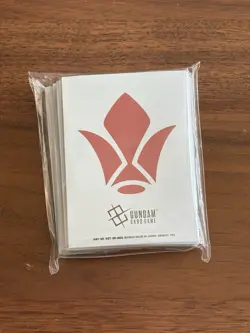 Gundam Card Game Bandai Fest Tekkadan Logo Sleeves Brand New Sealed [70 Count] - Image 1