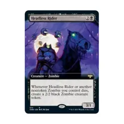 WOTC Innistrad: Crimson Vow Headless Rider (Extended Art) (R) (Foil) NM - Image 1