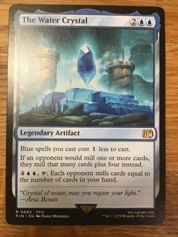 The Water Crystal NM Legendary Rare MTG Final Fantasy [FIN] Near Mint Regular - Image 2