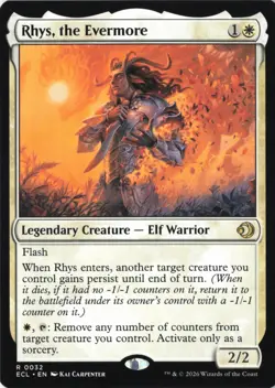 Rhys, the Evermore Lorwyn Eclipsed Normal NM 32 - Image 1