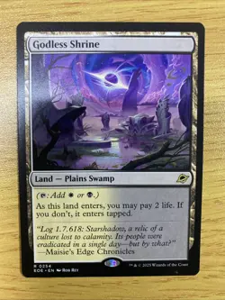Magic the Gathering Godless Shrine Edge of Eternities Card 254 - Image 1