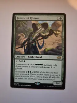 1x Fanatic of Rhonas Modern Horizons 3 Regular Rare 0152 NM x1 - Image 1