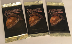 Magic The Gathering Chronicles Booster Pack X3 New Factory Sealed - Image 1