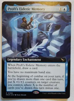 MTG Magic [x1] Proft's Eidetic Memory [x1] Extended Borderless Karlov Manor M/NM - Image 1