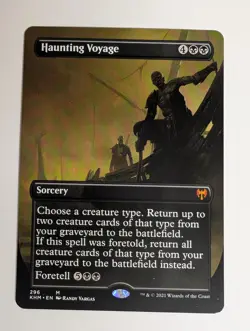 MTG - Haunting Voyage - KHM - M - Borderless - 296 - Image 1
