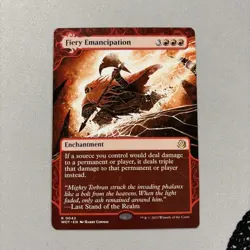 Fiery Emancipation Wilds of Eldraine: Enchanting Tales Regular - Image 1