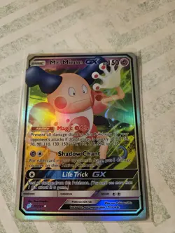 Pokemon TCG Sun & Moon Team Up Mr. Mime GX Holo Ultra Rare Card 67/181 - Image 1