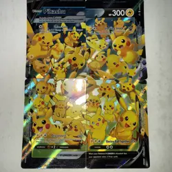Pikachu V-Union PROMO Set of All 4 Cards SWSH139-142 NM Pokemon Nintendo - Image 1
