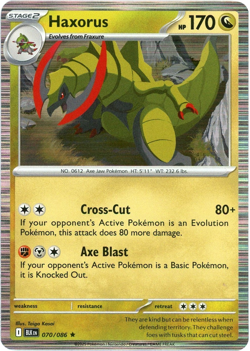 Haxorus (Holo) - 070/086 - Black Bolt - NM/M - Pokemon - English - Image 1