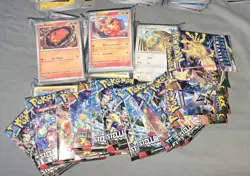 4 lbs Pokemon Mixed Sets Bulk Cards Holo/ Foil/ Regular/ Code Cards TCG NM - Image 4