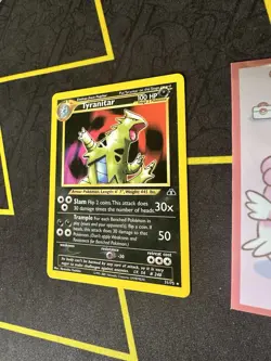 Pokemon Card Tyranitar 31/75 Neo Discovery Non Holo Rare WotC 349💎NM +💎 - Image 3