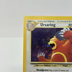 Ursaring Pokemon Neo Discovery Unlimited Holo 15/75 LP - Image 4