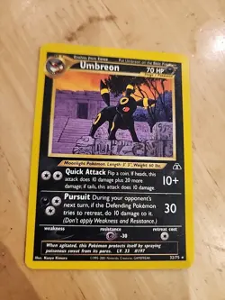 Umbreon 32/75 Neo Discovery Regular Pokemon Card 2001. B-1 - Image 1