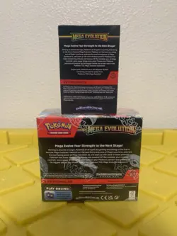 Pokemon TCG Mega Evolution Enhanced Booster Box AND Booster Bundle Small Rip - Image 2