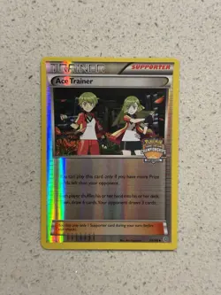 Ace Trainer 69/98 STAFF Pokemon Ancient Origins Regional Championships LP - Image 1
