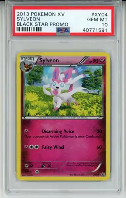 POKEMON XY BLACK STAR PROMO SYLVEON #XY04 HOLO FOIL PSA 10 GEM MINT #40771591 - Image 1