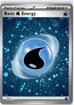 Pokemon Basic Water Energy SVE 003 - Karmesin & Purpur 151 - Rare Holo English - Image 1