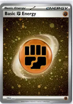 Pokemon Basic Fight Energy SVE 006 - Karmesin & Purpur 151 - Rare Holo English - Image 1