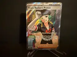 Team Rocket's Proton 227 2025 Pokemon Destined Rivals Full Art U Rare Card NM+ - Image 1