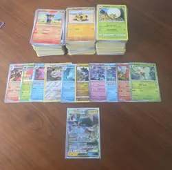 Pokemon cards bulk lot of 500 No Energy + 10 Holo/Reverse Holo + 1 Bonus Card!NM - Image 1