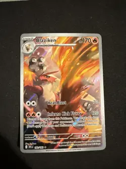 Blaziken 2025 Pokemon SV Destined Rivals - DRI EN #192 IR 1 - Image 1