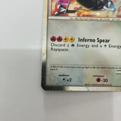 Pokemon TCG Rayquaza Call of Legends Sl10 Holo Shiny Holo Rare - Image 5