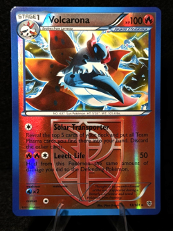 Pokemon TCG Volcarona (Team Plasma) 13/101 Plasma Blast Reverse Holo LP/NM - Image 1