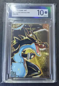 2022-25 Pokemon TCG Card S-Chinese COMIC Art 179/195 Charizard KMHY 10- -SE58 - Image 1