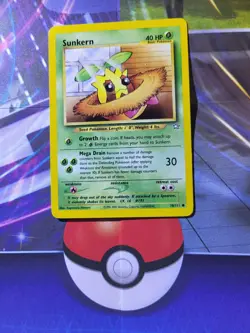 Pokemon TCG Sunkern 78/111 Common Neo Genesis Unlimited NM-Mint - Image 1